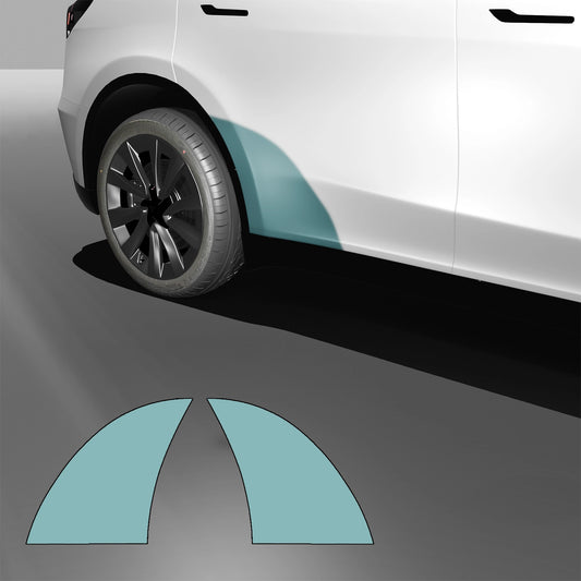 Model Y "Juniper" Sidekit small – Lakbeschermingsfolie PPF voor de achterdeur