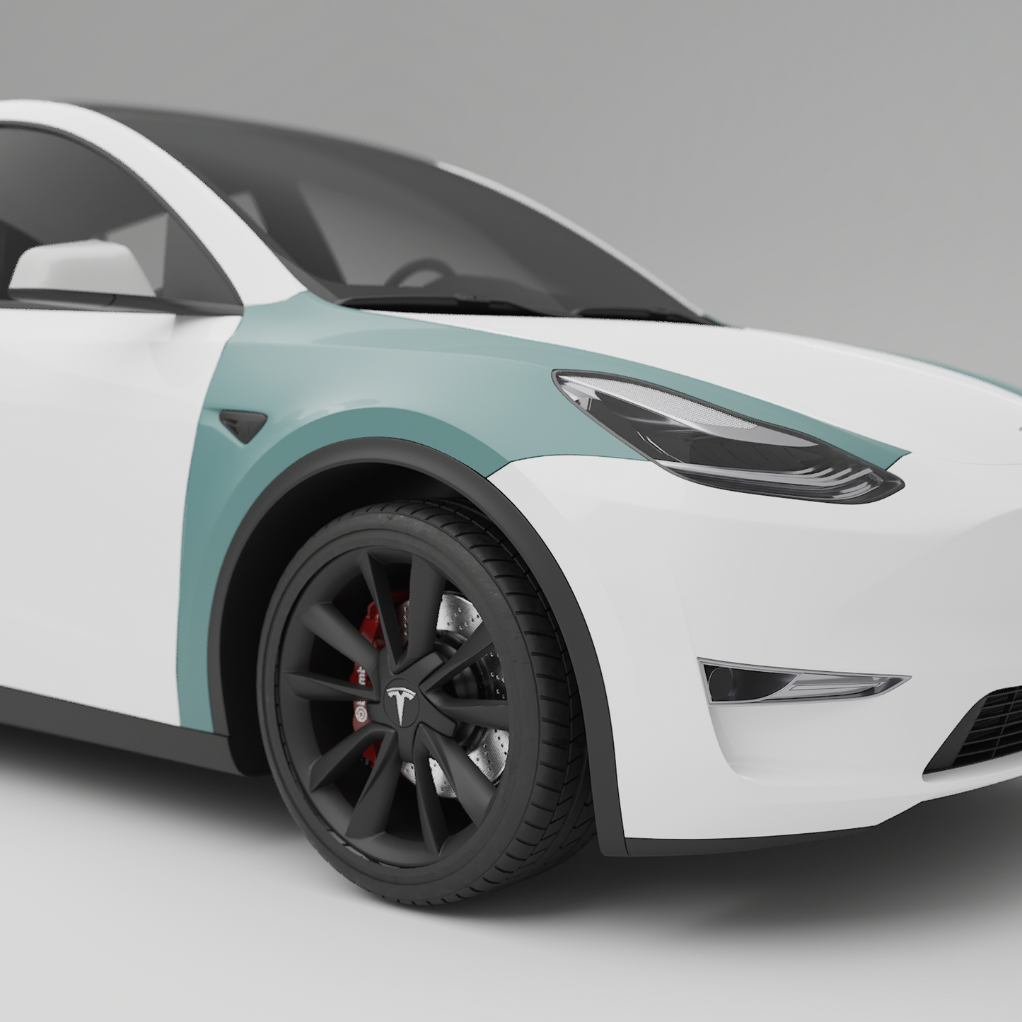 Model Y Lakbeschermingsfolie PPF voor de fender