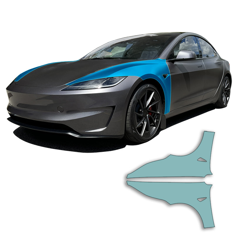 Model 3 “Highland” Lackschutzfolie für die Kotflügel - Tesla-Protect